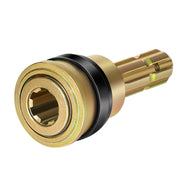 Mkekexe front view adapter showing full 7-inch extension and easy hookup benefit