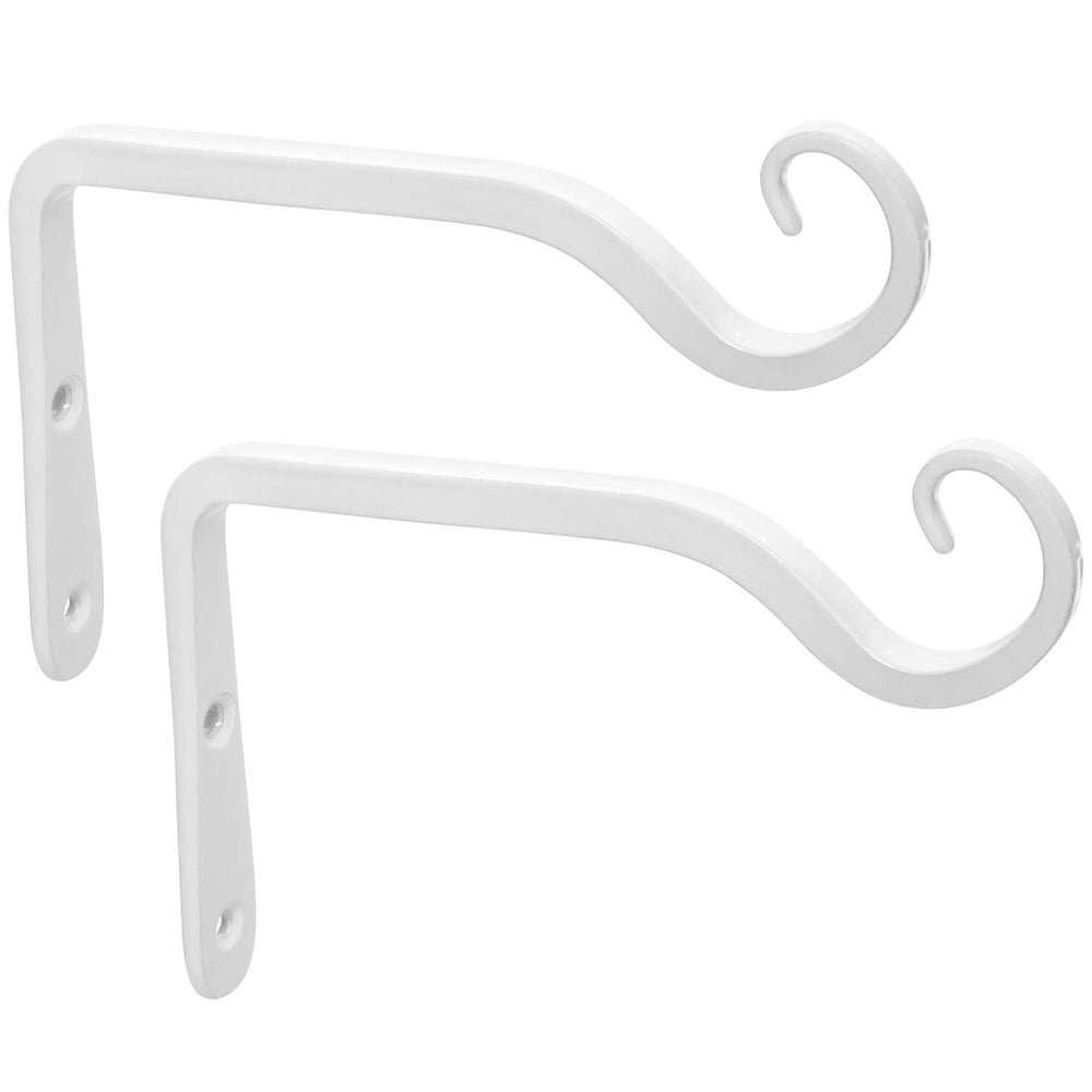 Mkono front view showing two 6-inch plant hangers and finish benefit