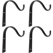 Mkono front view of four hooks showing packaging and included screws for easy setup