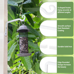Mkono hanger supporting a hanging planter showing stable support benefit