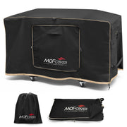 MOFCOVER front view on Blackstone 36in griddle showing full coverage and protection