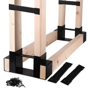 MOFEEZ bracket front view showing sturdy frame and included screws for secure mounting
