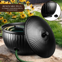 Monarch Abode drain plug and spigot opening controlling water release and easy access