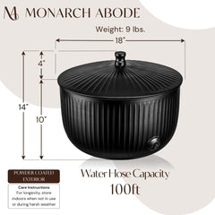 Monarch Abode lid removed displaying center post for neat coils