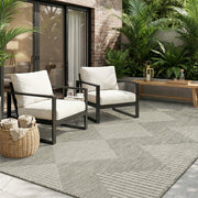 MontVoo front view showing full 5x7 boho geometric design and curb appeal