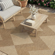 MontVoo front view of 8x10 rug showing full boho pattern and curb appeal