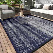 MontVoo front view of 5x8 outdoor rug showing clean waterproof surface