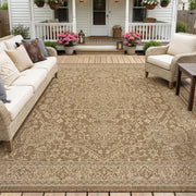 MontVoo front view of 8x10 patio rug showing pattern and curb appeal