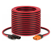 MOOKEERF front connector and cable showing durable jacket and plug for reliable outdoor connection