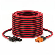 MOOKEERF front view showing XT60i-F connector and full 25ft cable benefit reliable reach