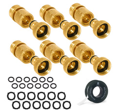 Morvat front packaging showing 6-set quick connectors and accessories benefit durability