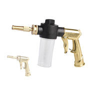 MOSIKEN front view foam gun showing durable metal body and handle for reliable cleaning