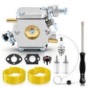 MOTOALL carburetor front view showing mounting alignment and quick fit benefits