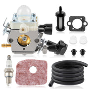 MOTOALL carburetor front view showing precise fit and improved fuel delivery