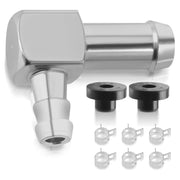 MOTOALL fuel stem front view showing precise fit and durable finish