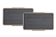 Moultrie front view of solar power pack showing compact design and reliable charge