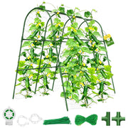 MQHUAYU front arch view showing stable U-shape support and tidy vines