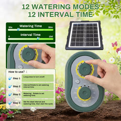 MQUPIN drip stakes and T-joints displayed for easy multi-plant irrigation
