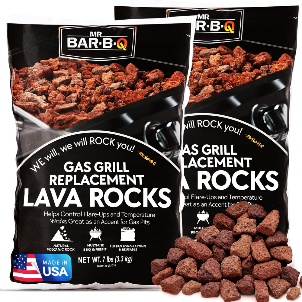 THE FRYOILSAVER COMPANY Mr Bar-B-Q front view showing 2-pack packaging and benefits