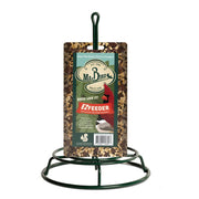 Mr. Bird EZFeeder front view showing steel rod and open feeding area, durable finish