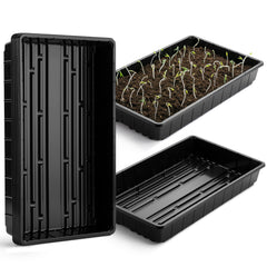 Mr. Pen front view of five-pack seed trays showing size and stackability