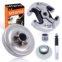 Mtanlo front view clutch drum showing tooth profile and precise machining for reliable drive