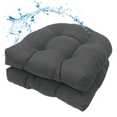 MTMR front-facing cushions on wooden patio chairs adding comfort