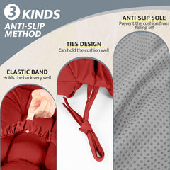 mudilun tufting and double-stitch detail offering long-lasting durability