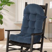 mudilun front view cushion on chair showing full two-piece set and comfort