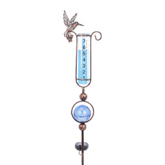 MUMTOP front view showing tall rain gauge for easy reading