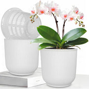 MUZHI outer white pot front view showing neat display benefit
