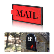 MXFIV flag on brick mailbox showing clear visibility