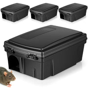 Mysora front view bait station showing locked protection and discreet appearance