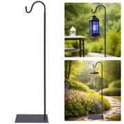 Mysora stand front view with zapper shows stable outdoor hanging
