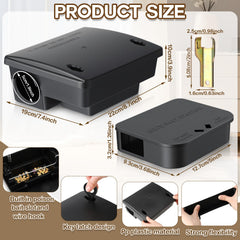 Mysora small bait station front view ideal for tight corners and gaps