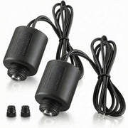 Mysora solenoid front view showing threaded base and coil for quick replacement