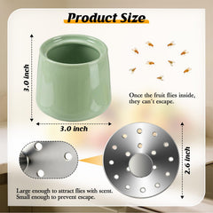 Mysora stainless steel lid closeup showing perforations for efficient capture