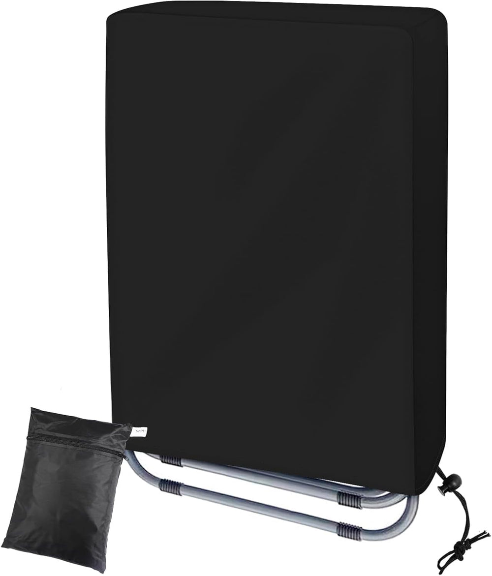 Naiveroo front view cover protecting folded chair and keeping outdoors clean