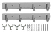 NATIKON front view mounted rack showing clean organization benefit