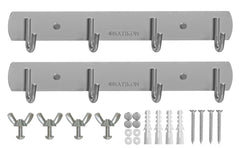 NATIKON front view mounted rack showing clean organization benefit