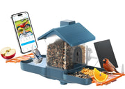 NAVFS front view of feeder showing feeding and bath areas for easy observation