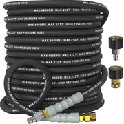 NAVOHEVEN hose front view showing length and durable jacket for long reach