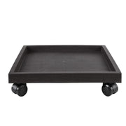 NAZKAEN front view of 13-inch square caddy showing stable platform and rim benefit