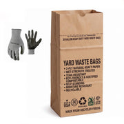 Necessia front packaging showing 25-count heavy-duty yard bags, durable and eco-friendly