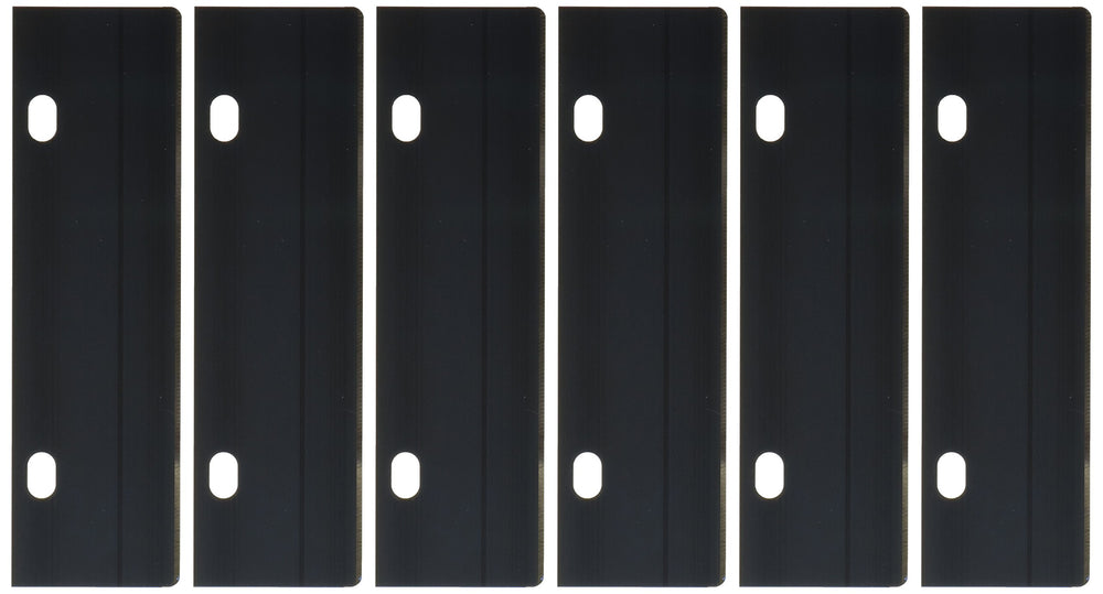 Nemco replacement blade front view showing stainless steel and pack convenience