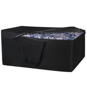 NettyPro front view of storage bag showing full black exterior and capacity benefit