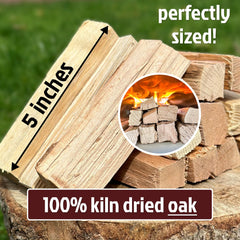 NEW ENGLAND COOKWOOD burning in pizza oven producing stable heat for cooking