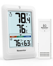 Newentor front display showing large temperature for quick reading