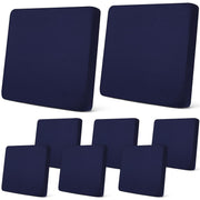 Newwiee front view navy covers showing tidy fit and modern look