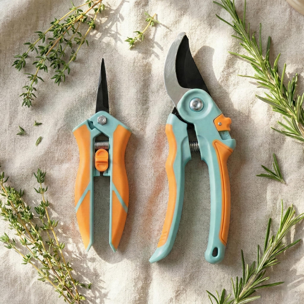 NEXON pruner front view showing robust handles and blades for durable cutting